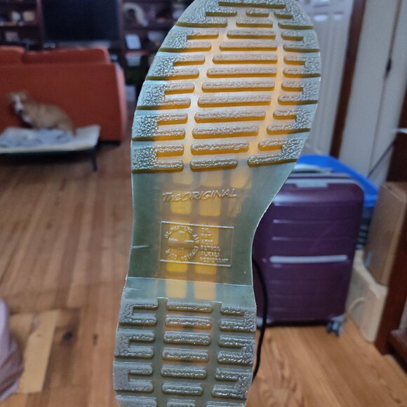 Doc Dr Martens Air Wair 1460 Women's Smooth Leather Lace Up Boots US 8 / EU 39 - Picture 5 of 5